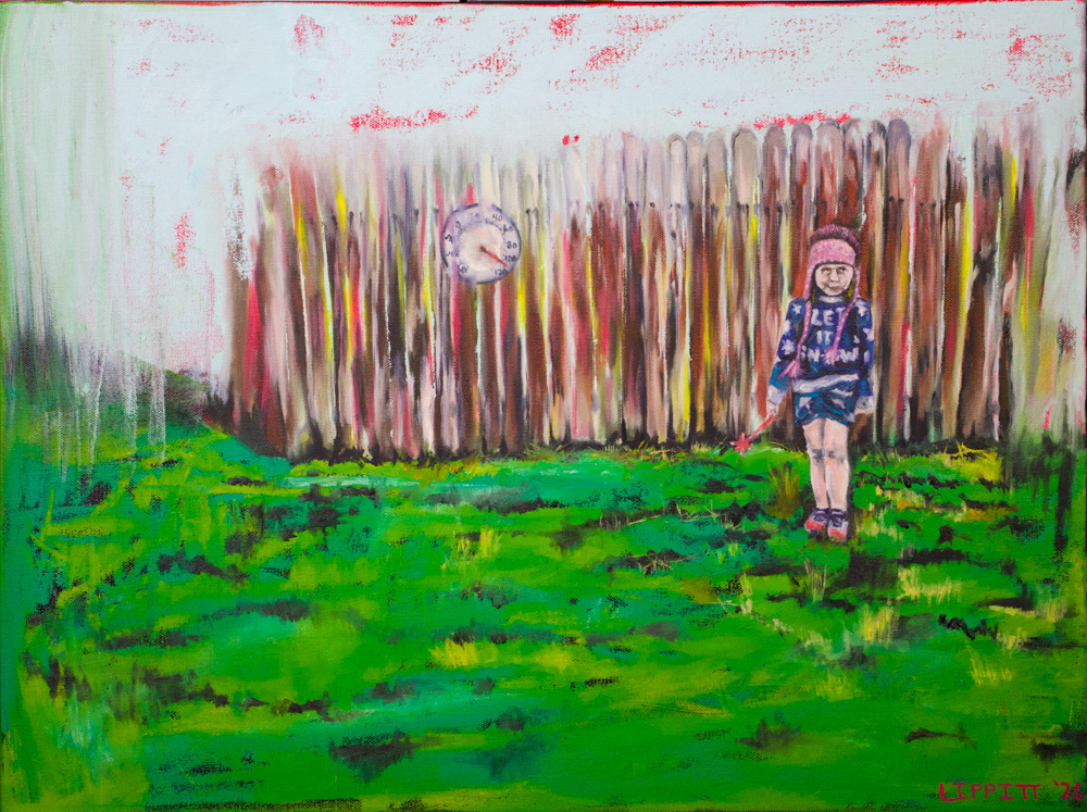 Let It Snow, a painting by Desaray Lippitt